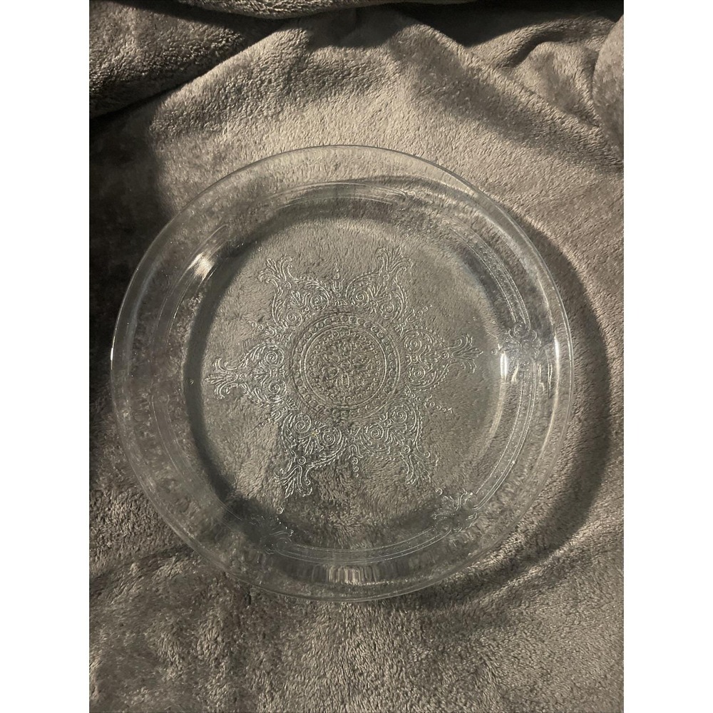 Fire King Vintage Philbe 9.25" Glass Pie Plate